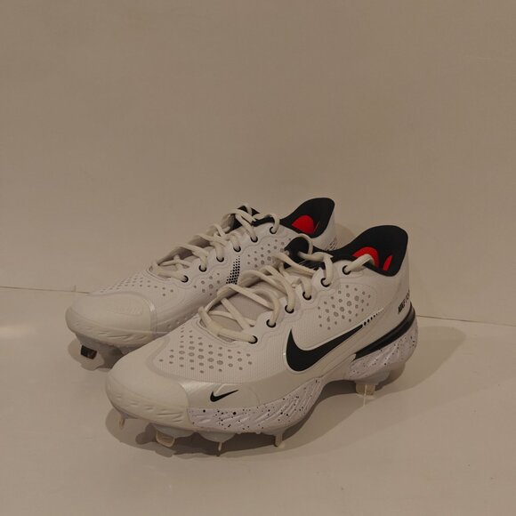 Nike Alpha Huarache Elite 3 Low White Baseball Cleats CV3552-104 Men’s Size 7.5 - Picture 2 of 13